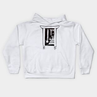 Kitsune flames Kids Hoodie